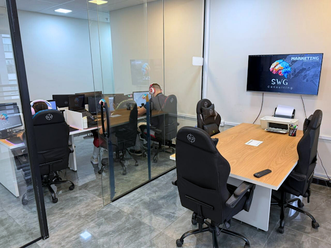 Equipe e estrutura da SWG Consulting para marketing para SST